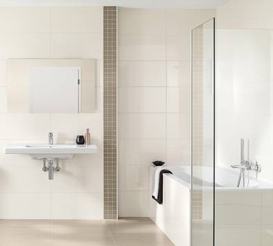 Obklad : Villeroy&Boch - WHITE&CREAM 30x60 cm, creme gloss 1586-SW11