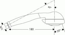 Hansgrohe MISTRAL  ručná sprcha 28590000