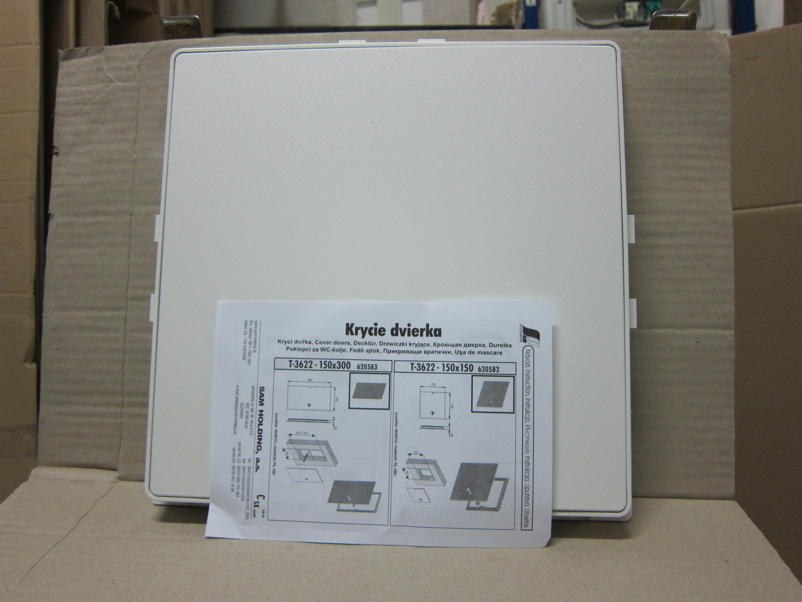 DVIERKA revizne do šachty 30x30 plastove biele GA620584
