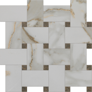 DL. CAVE FORTE 32x32 Rett Lucido mosaico intreccio